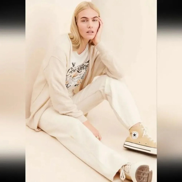 FREE PEOPLE Go Easy Bootcut Jeans Oak - Picture 1 of 12